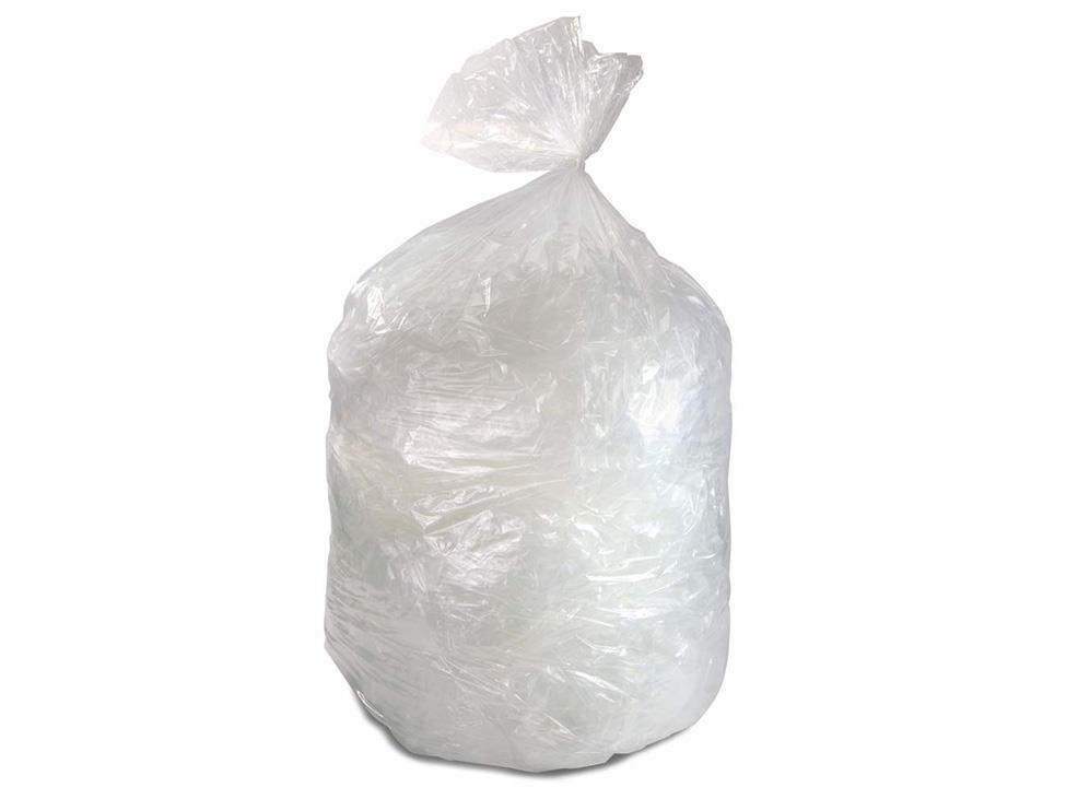 Veska Clear Trash Bags, 55 Gallon Large Clear Plastic Recycling Garbage Bags, 50/Case