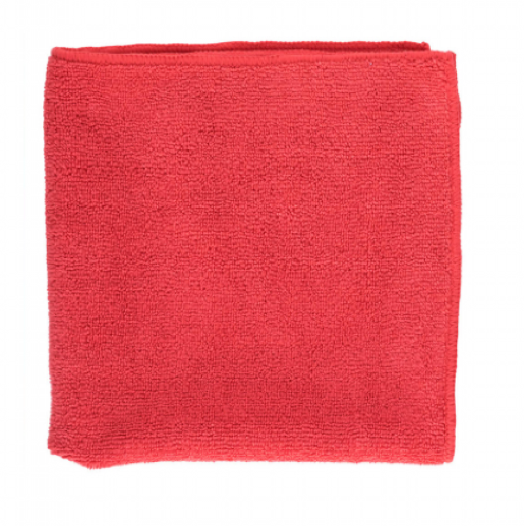 Red Microfiber Cloths (12 Pack) - Lrs Supply